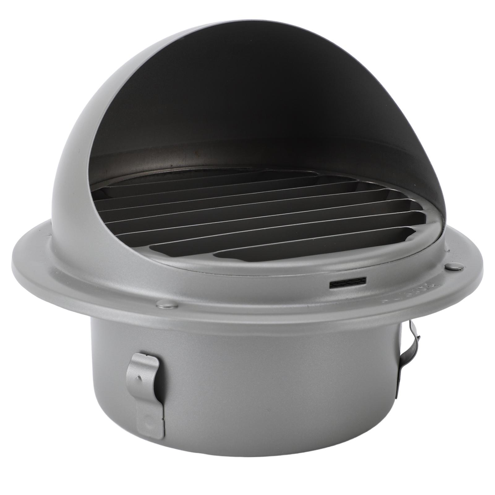 

Вентиляционное отверстие из нержавеющей стали Универсальное всепогодное круглое жалюзийное вытяжное вентиляционное отверстие Решетка Колпак Вентиляционная крышка для дома