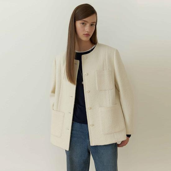 Alpaca Tweed Jacket NEW5WJA40_03