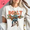 Maglietta Dolly Parton Retrò T-shirt Grafiche Cowgirl Maglietta Stampata Vintage Western Cotone Girocollo Unisex Regalo Per Fan di Musica Country