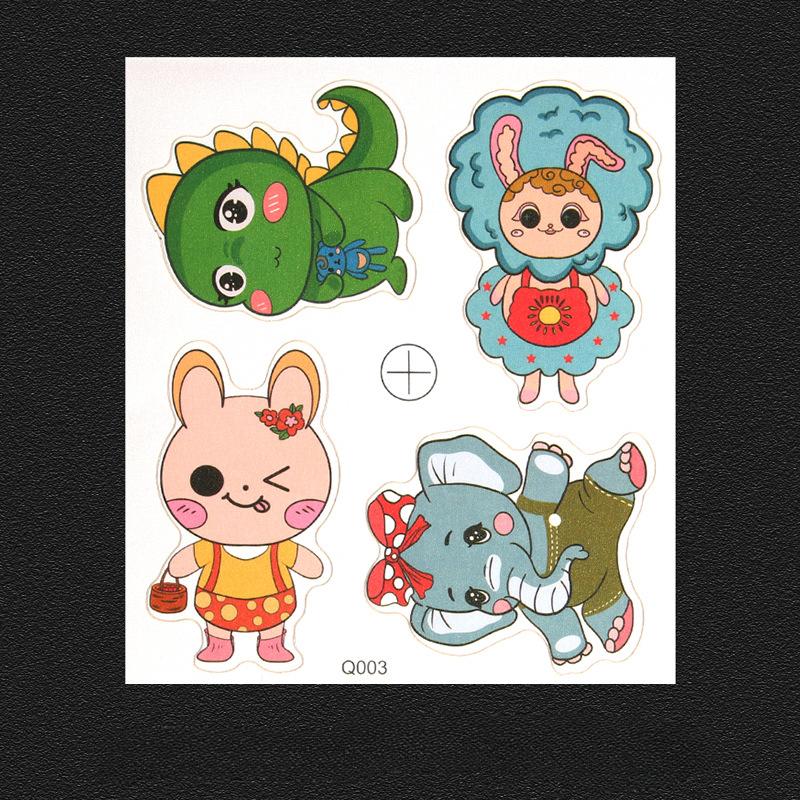 Cartoon Down Jacket Patch Sticker, Clothes Hole Decoration Pattern Decal, Self-Adhesive And Non-Marking Repair Repair Cloth Sticker