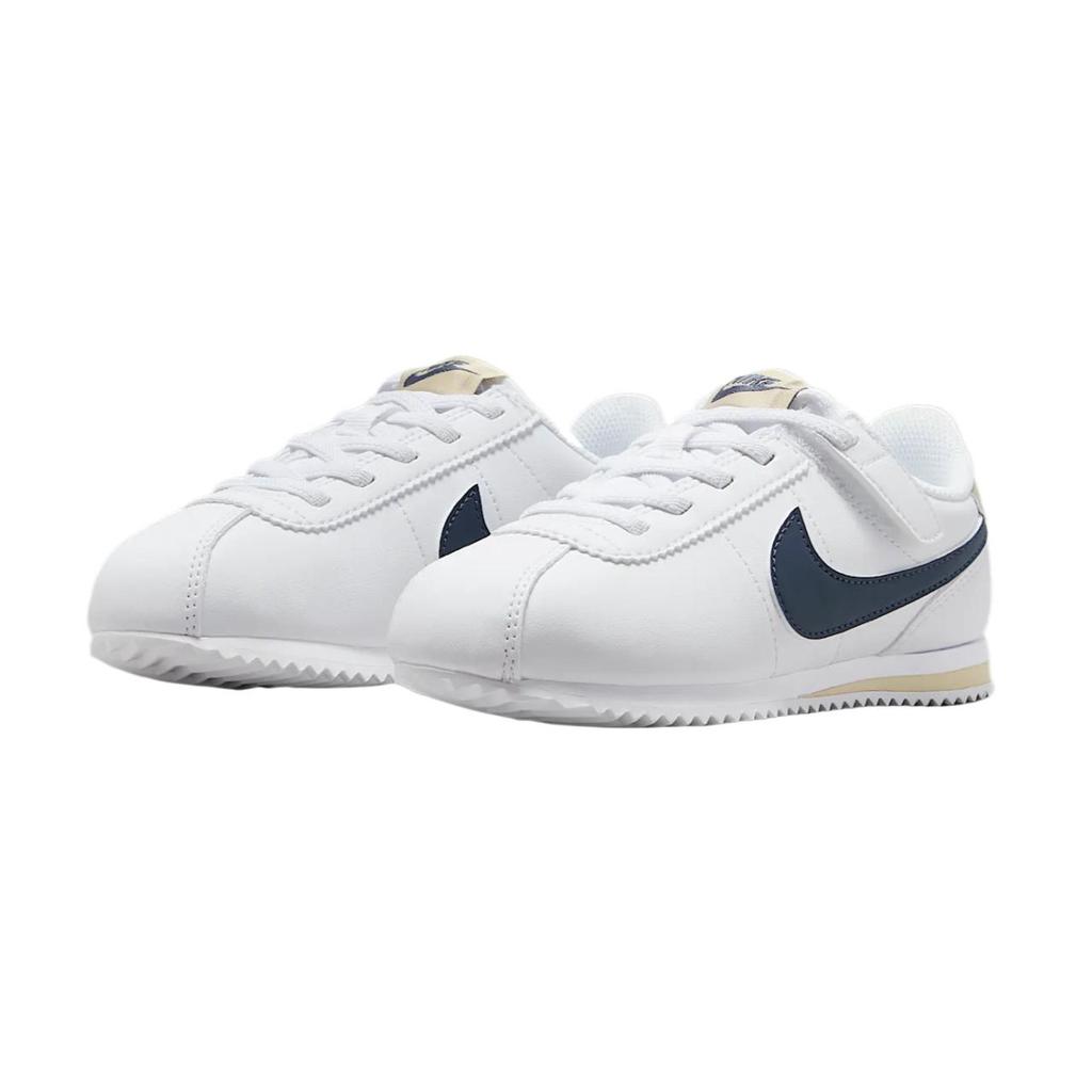 Nike Cortez EasyOn White Desert Khaki Thunder Blue (PS) Kids Sneakers DM0951-114