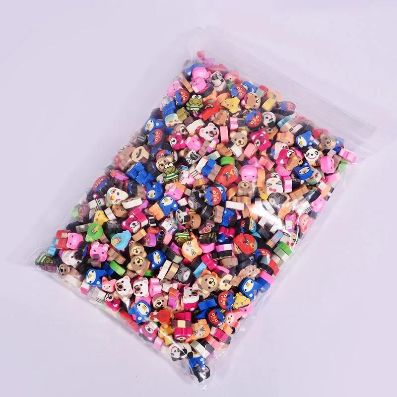 100Pcs/Lot 0.4cm Soft Pottery DIY Slime Fluffy Accessories Fruit slices Filler For Polymer Clay Toy For Children slime supplies