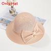 Summer Sun Hat With Wide Brim Breathable Straw Hat For Outdoor Beach Vacation