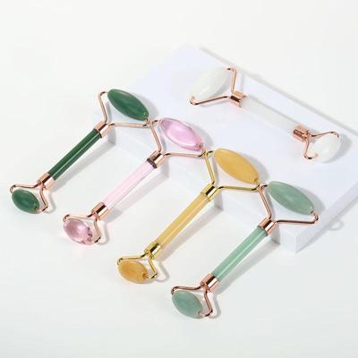 Dual-Head Jade Roller & Gua Sha Face Massager for Relaxation and Lifting