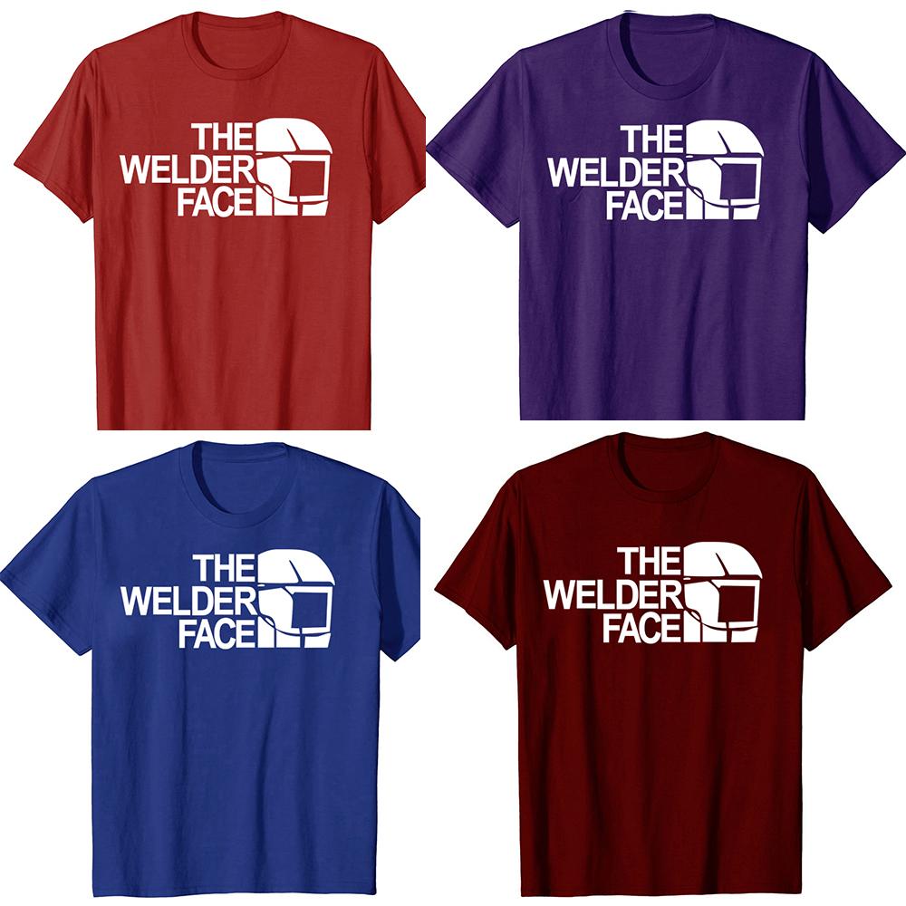 Funny The Welder Face Graphic T-shirts Tshirt Men Women's Fashion Casual Oversized 100% Cotton Welding T Shirt