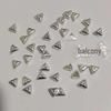 Trending Silver Triangle Spacer Beads for DIY Bracelets