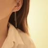 S925 Sterling Silver Tassel Dangle Earrings for Women