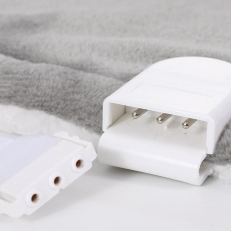 Body Warm Electric Flannel Mattress Electric Blanket Intelligent Switch Thicken Security Heating Pad Thermostat Blankets 150x125cm Keep Warm Shawl