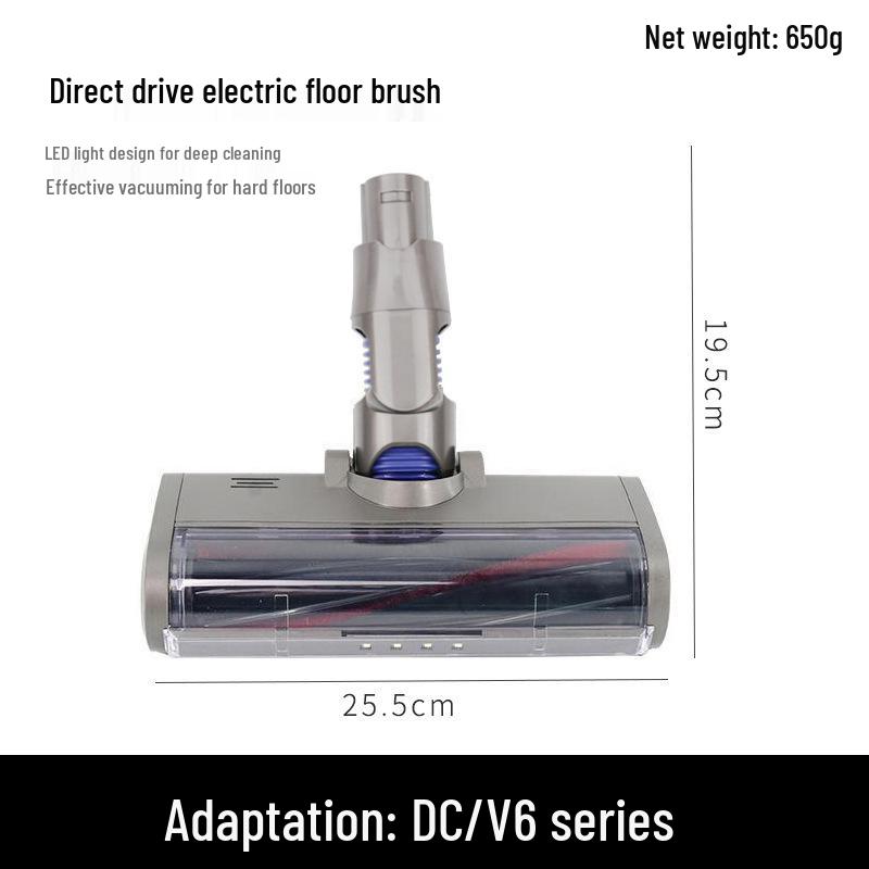Compatible Electric Suction Floor Brush Head for Dyson V6 V8 V10 Vacuums