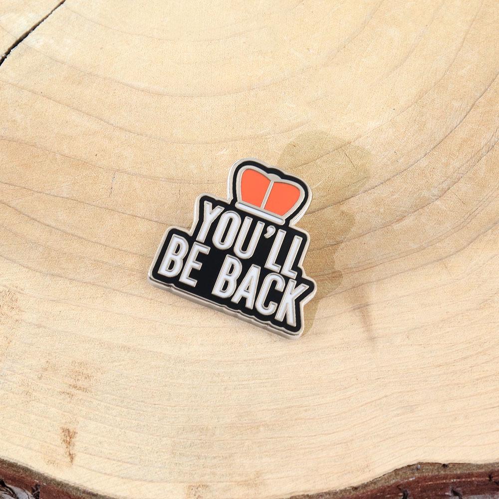 King George Hamilton Musical Crown Enamel Pin