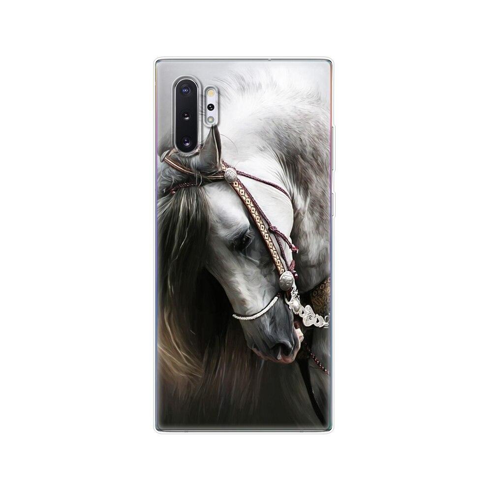 Silikonový kryt na telefon Pro Samsung Galaxy Note 10 Note10 Pouzdro Měkký TPU Zadní kryt Pro Samsung Note 10 plus fundas Coque nárazník