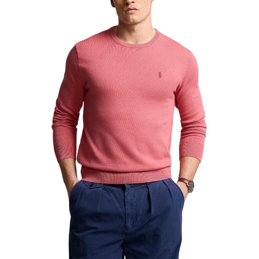 Polo Ralph Lauren FW25 Pullover mit gesticktem Small Pony Logo, Langarm Strickpullover Herrenpullover 710718596-022