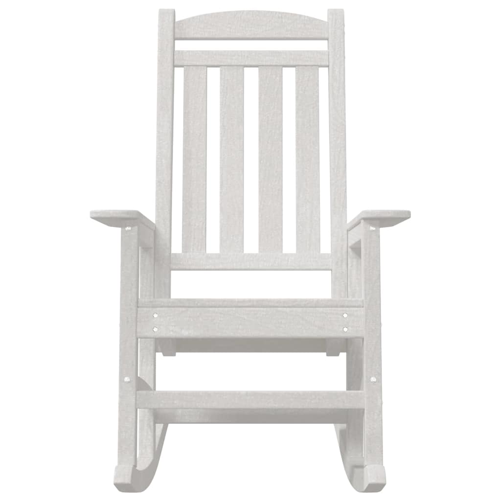 Swing Chair 2 Pcs White 92 X 70 X 108 Cm Polyethylene