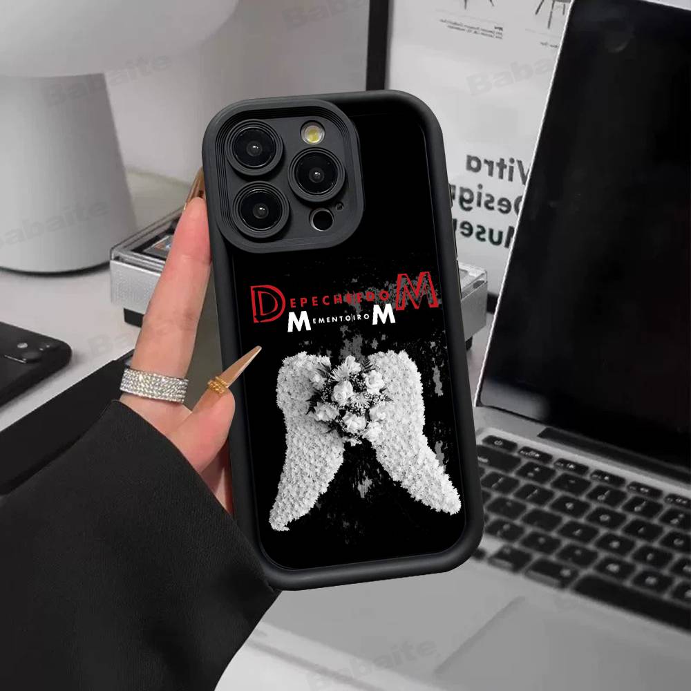 D-Depeche Mode Rock Band Phone Case For IPhone 16 15 14 Plus 13 12 11 17 Pro Max Pro Soft Cover