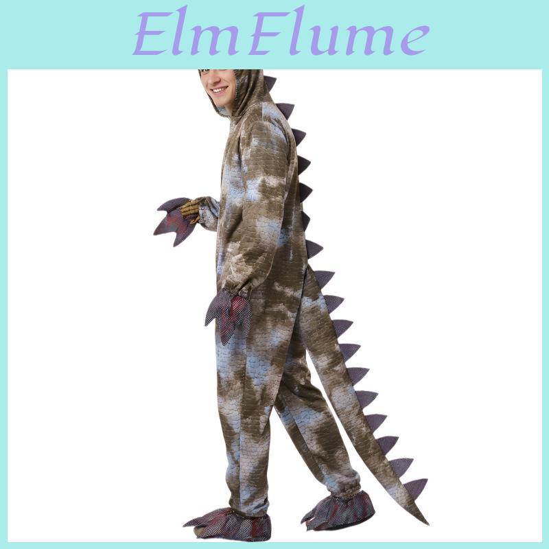 Dinosaur Cosplay Costume For Halloween Party With Soft Fabric And Street Style For Kids