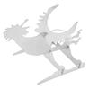 Stainless Steel Chicken Stand Removable Portable MotorcycleShape BBQ Roaster Stand for Party