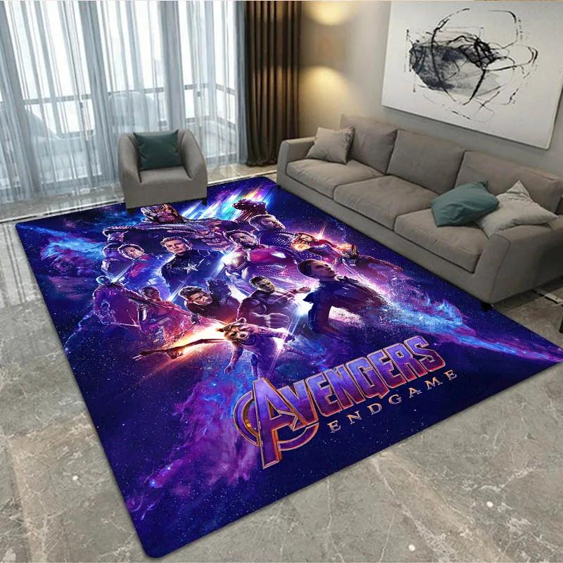 3D The Avengers Cartoon printed Carpet Living Room Bedroom Carpet Non-slip carpet home bedroom decor area rug Birthday Gift