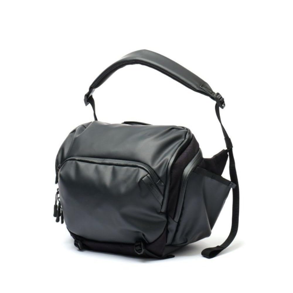 Camera Bag Shoulder Bag 2 Compartments Water Resistant 10L Tablet Storage BLEISURE CAMELA BAG 152554 Black [AS2OV]