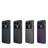 Infinix Note 40 Pro Carbon Fiber Leather Lens Cover with Magnetic Ring