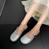 Baotou half slippers women can wear with skirts in summer French Mary Jane shoes soft soles are not tired feet single shoes women