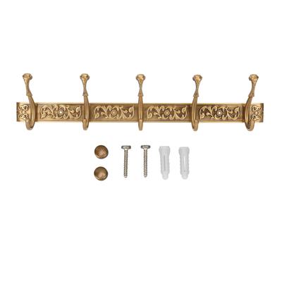 Nástěnný háček na lištu Montáž za dveře pro zavěšení kabátů, klobouků, oblečení Vintage Prostorový hliníkový hardware