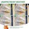 1Pc Outdoor Window Bird Watching Transparent Suction Cup Feeder, Outdoor Wild Transparent Bird House