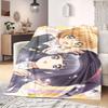 Cardcaptor Sakura Prime Cartoon Flannel Blanket, Printed Decorative Throw for Sofa, Cozy Bedroom Bedding, Travel Accessory_LIAN