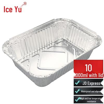 Bingyu Einweg-Quadratische Aluminiumfolienbehälter