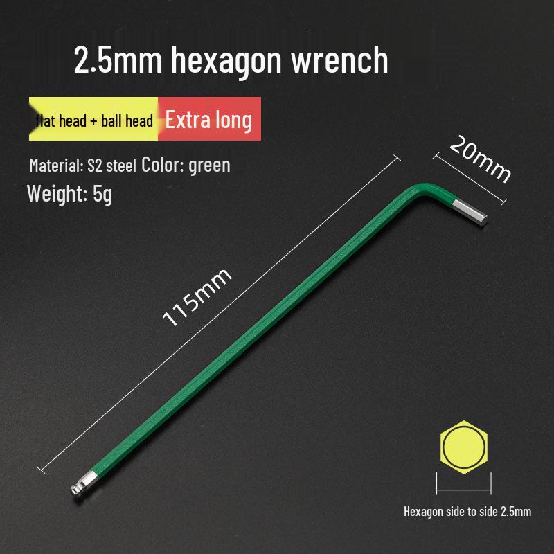 Bangyuan Industriequalität Farbiger Sechskantschlüsselsatz (1.5-10MM)