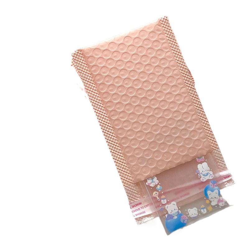 10pcs Self Adhesive Pink Purple Blue Package Express Bags Korean Star Card Package Colorful Bubble Envelope Bag Romantic