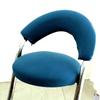 Split Low Back Chair Cover Corn Velvet Solid Color Simple Elastic Modern Home Decor Chair Dust Protect Cover Office Stool Covers