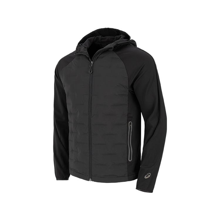 ASICS Down Jackets Men s Black Hooded Moderate Other 2011D473-001 L