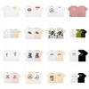 Vendita all'ingrosso GALLERY DEPT lavato vecchio manica corta bellezza marea retrò stampa teschio coppia T-shirt larga estate