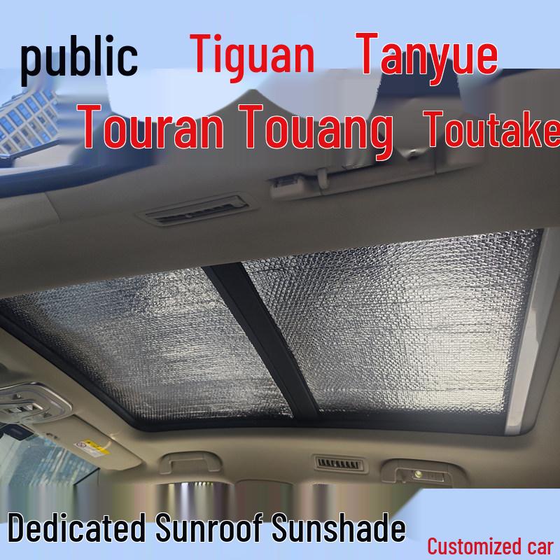 Volkswagen Auto Sonnenschutz: Voll-Schiebedach-Sonnenschutz für Tiguan L, Tayron X, Touran L, Phideon, Tayron