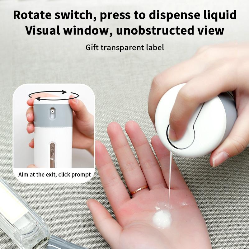 Travel Dispenser Split Bottle Shampoo Lotion Shower Gel Soap Bottle 4 In 1 Empty Sub-Bottle Press Container Bottles