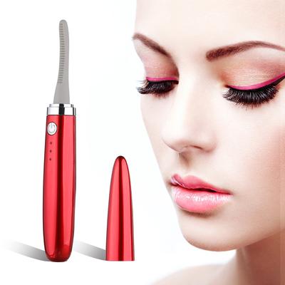 Beheizter Wimpernformer, Wiederaufladbarer Kamm-Wimpernformer, Schnelles natürliches Curling, 24h langanhaltendes Curling, 3 Temperaturstufen, Augen-Schönheits-Make-up-Werkzeuge