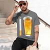 Bier T-Shirt Lustig Inking Rauchen Design Rundhals T-Shirt Geschenk Für Unisex Unisex Bar Py T-Shirts Kurz Sve Sommer Lässiges Shirt 2026 Neues Modell