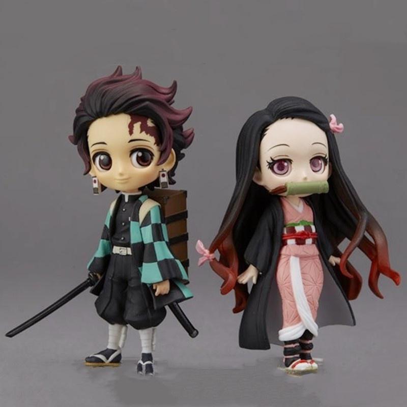 Нове аніме Demon Slayer: Kimetsu No Yaiba Kamado Tanjirou Kamado Nezuko Cute PVC Action Figure Toys