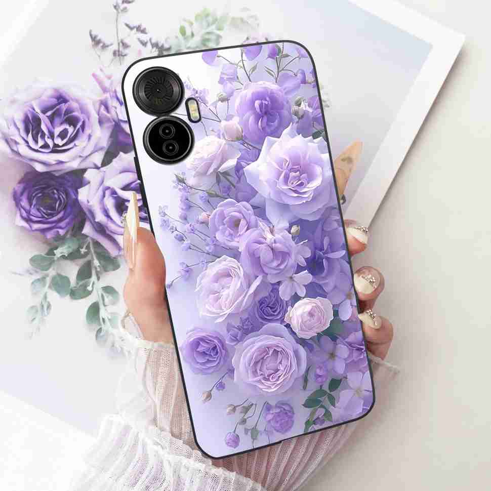 For Itel S18 Pro 6.6" Case Simple Style Pop Patterns Silicone TPU Black Cover Shockproof For ITEL S18 Pro S18pro Phone Cases
