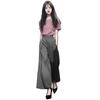 Chic Women's Summer Two-Piece Set: Stylish Short Sleeve Top & High Waist Wide Leg Pants