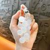 Acrylic Grape Bunch Keychain: Cute Couple Bag Charm & Creative Car Keyring for Women