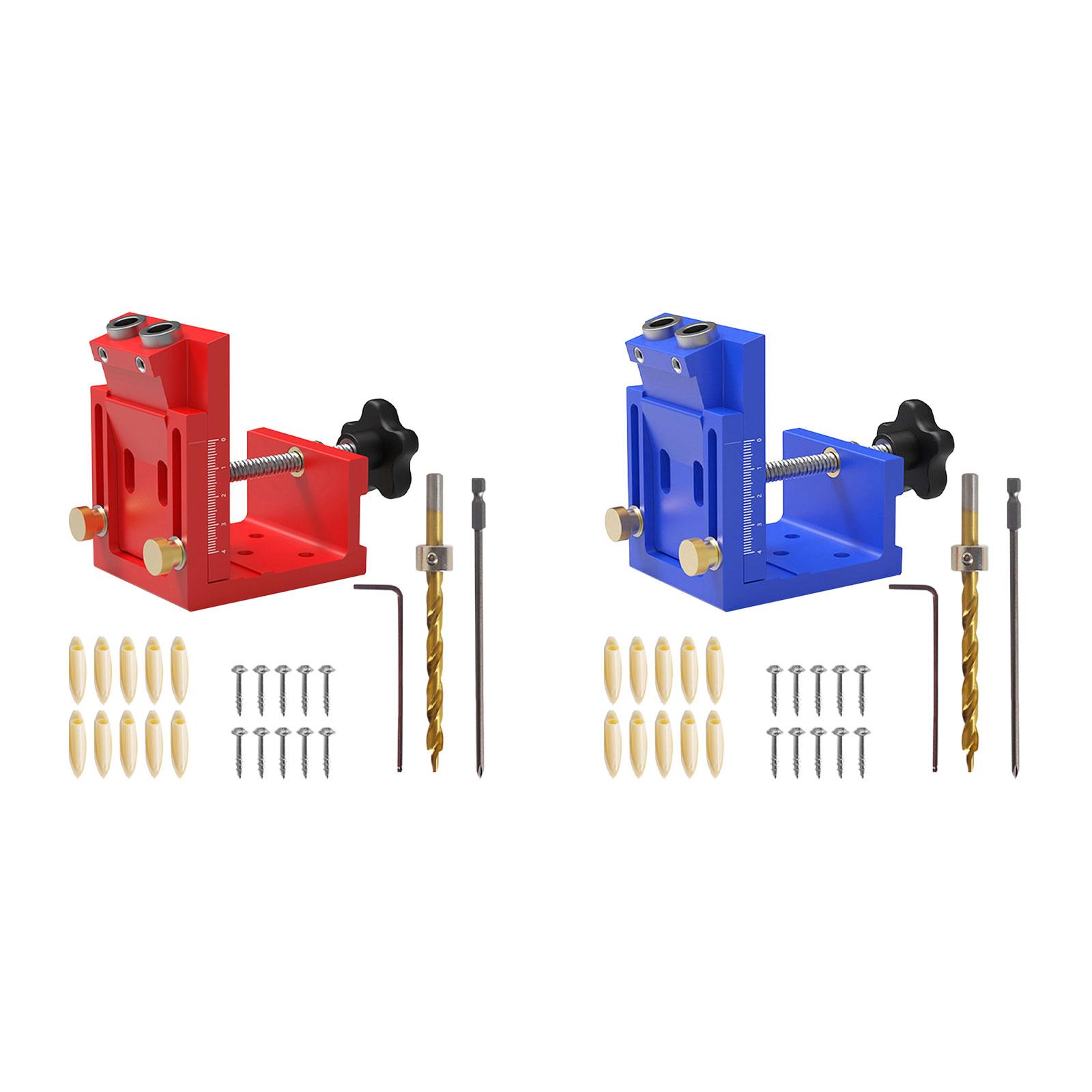 

Pocket Hole Jig Kit Multipurpose for Making Tables Chair Woodworking Tools