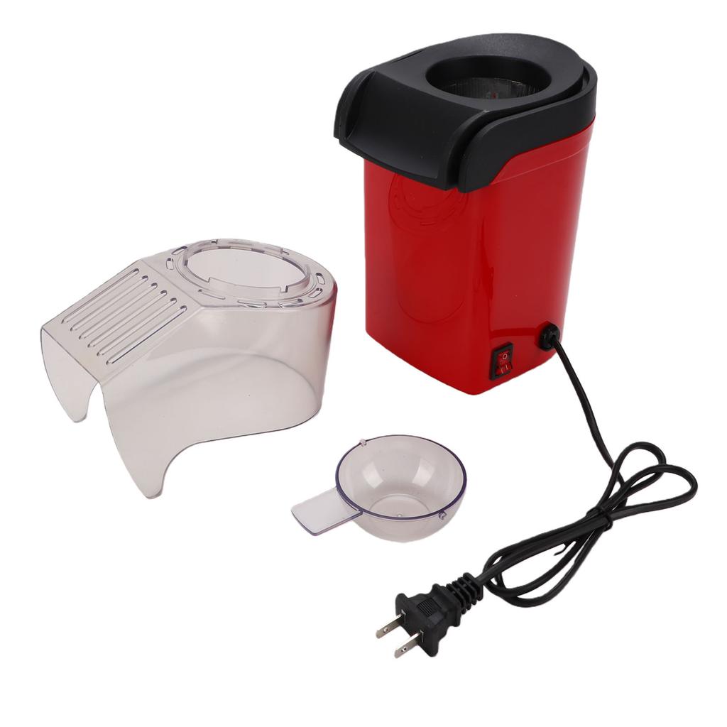 Hot Air Popcorn Popper Electric Home Popcorn Maker for Family Gathering Birthday Parties
