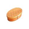 Kanoryu Magewappa (Bentwood) Lunch Box with Maki-e (Hemp Leaf) Design, ASANOHA, Pink, S17-13-3s