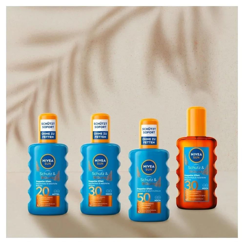 Nivea Sun Sun Protect & Bronze Spray LSF50, 200ml