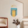 Arazzo da Parete Macramè Boho Sole Decorazione Murale, Acchiappasogni Colorati Intrecciati per Soggiorno Casa Stanza 60 cm L x 30 cm L