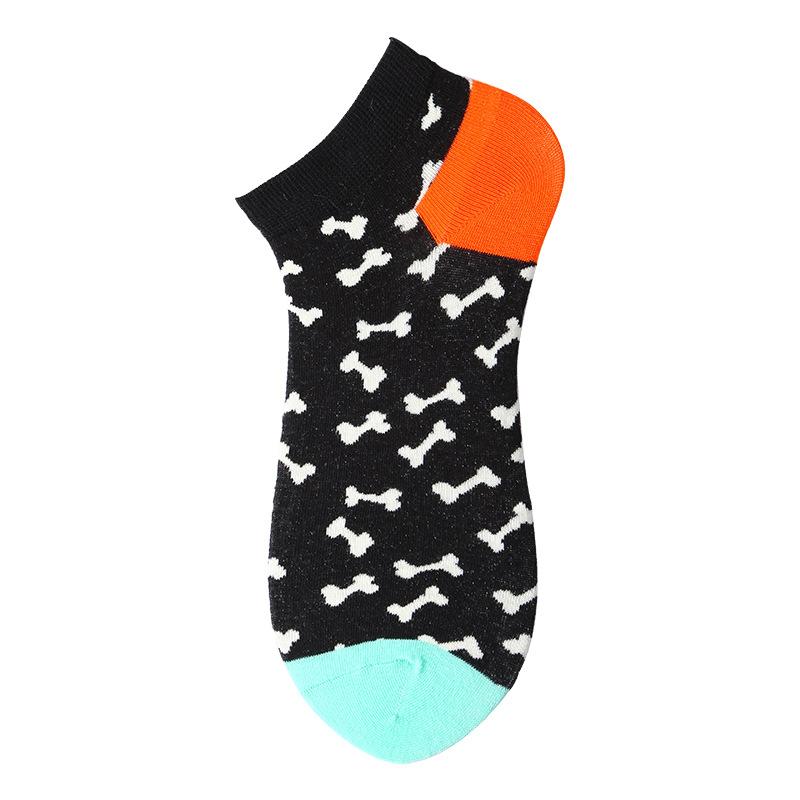 Spring Summer Socks Men Women Sock INS Brand Panda Printed Cotton Socks Europe America Street Short Low Cut Unisex Funny Sox