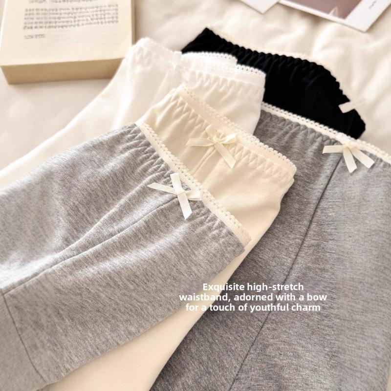Ladies' Spring-Autumn New Model Pure Cotton Anti Glaring 10A Anti Bacterial Flat Angle Safe Underwear