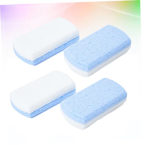 Healvian 4-Piece Pumice Stone for Hard Skin, Foot Sponge Scrubber, Hard Callus Remover, Scrubbing Stone, Pedicure Tool for Foot, Callus Removal Stone