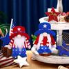 US Independence Day Faceless Gnome Ornaments - Old Man & Little People Figurines